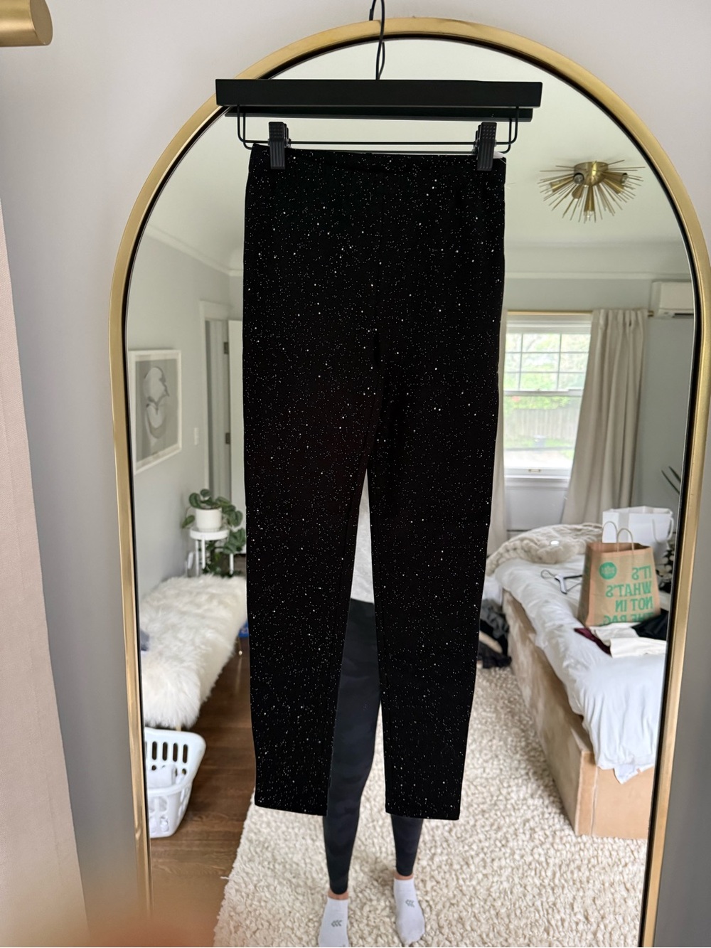 GAP Black Sparkle Kids Leggings